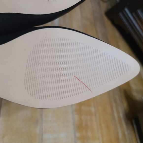 NWOT J.Crew Pointed Toe Black Leather Mules Size 10 - Picture 5 of 11